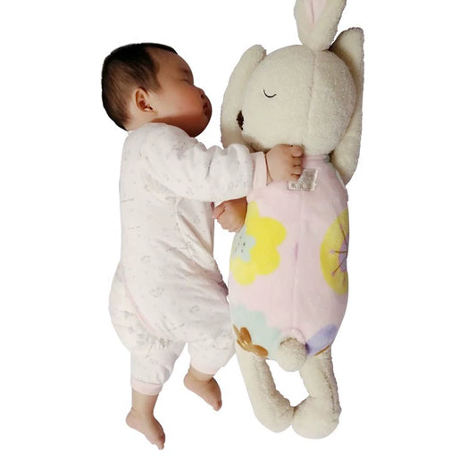 Soothing Rabbit Sleeping Comfort Bunny Adult Baby's Throw Pillow Stuffed Toys to Sleep with Rabbit Doll Doll Gift ShopOnlyDeal