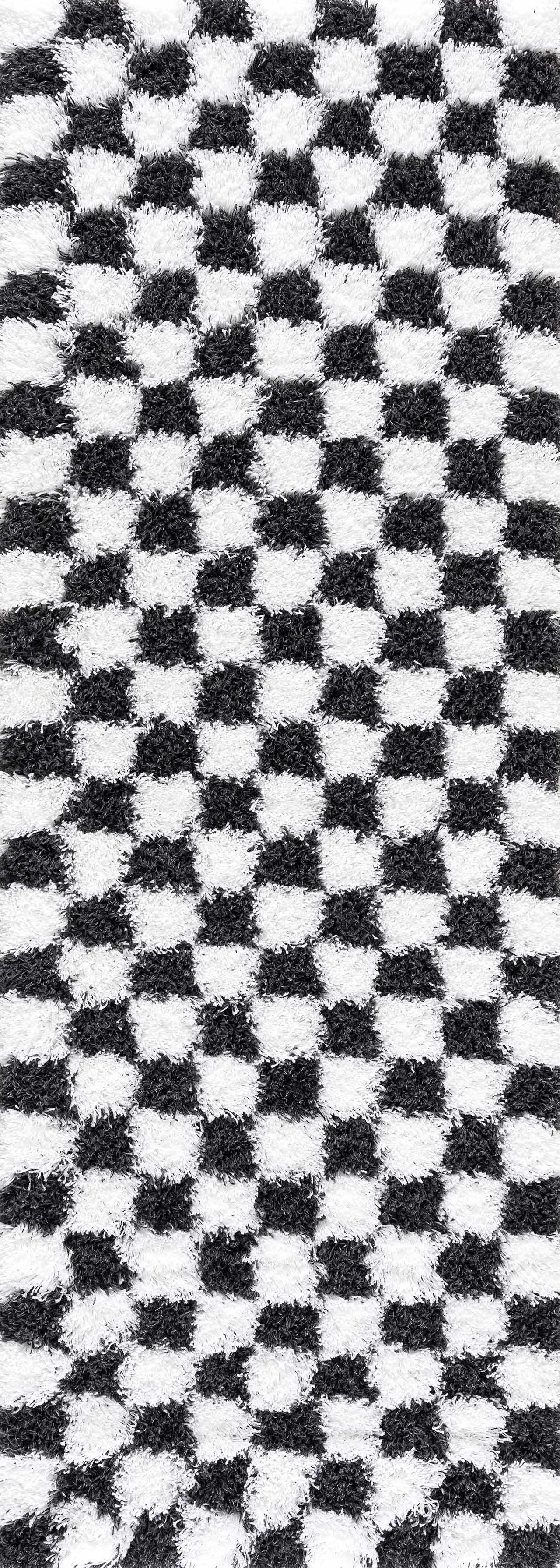 Atira Black & White Checkered Area Rug | Bold Contrast for Contemporary Spaces Boutique Rugs