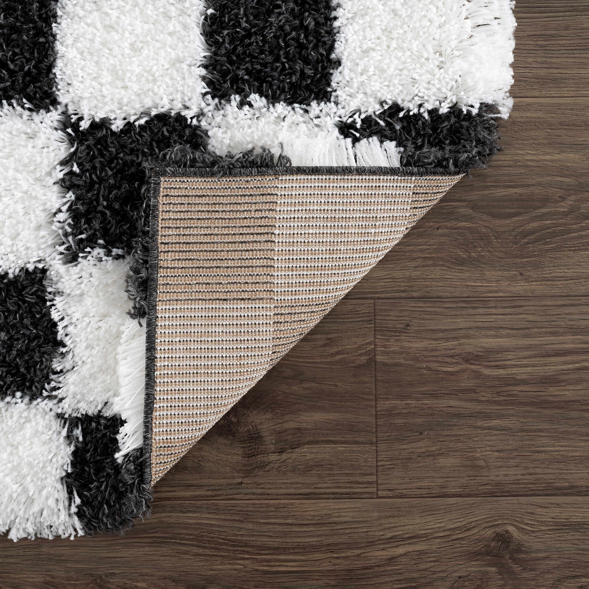 Atira Black & White Checkered Area Rug | Bold Contrast for Contemporary Spaces Boutique Rugs