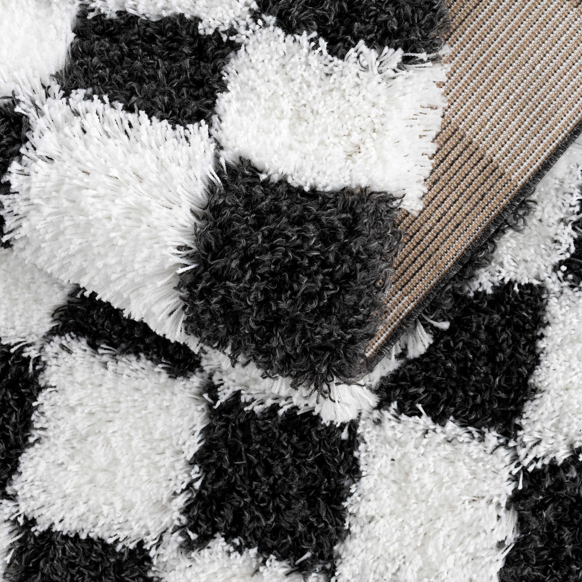 Atira Black & White Checkered Area Rug | Bold Contrast for Contemporary Spaces Boutique Rugs