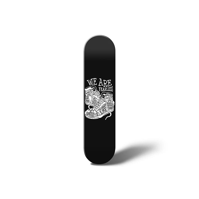 Skateboard Wall Art Black and White Mural & Skate Deck Art Wooden Panels for Club Bar Men Cave Wall Decoration ShopOnlyDeal