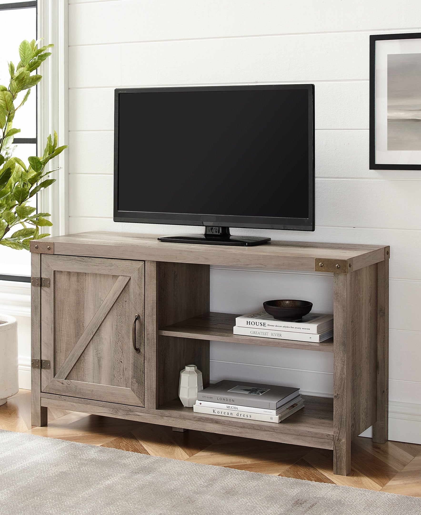 Barn Door TV Stand Walker Edison