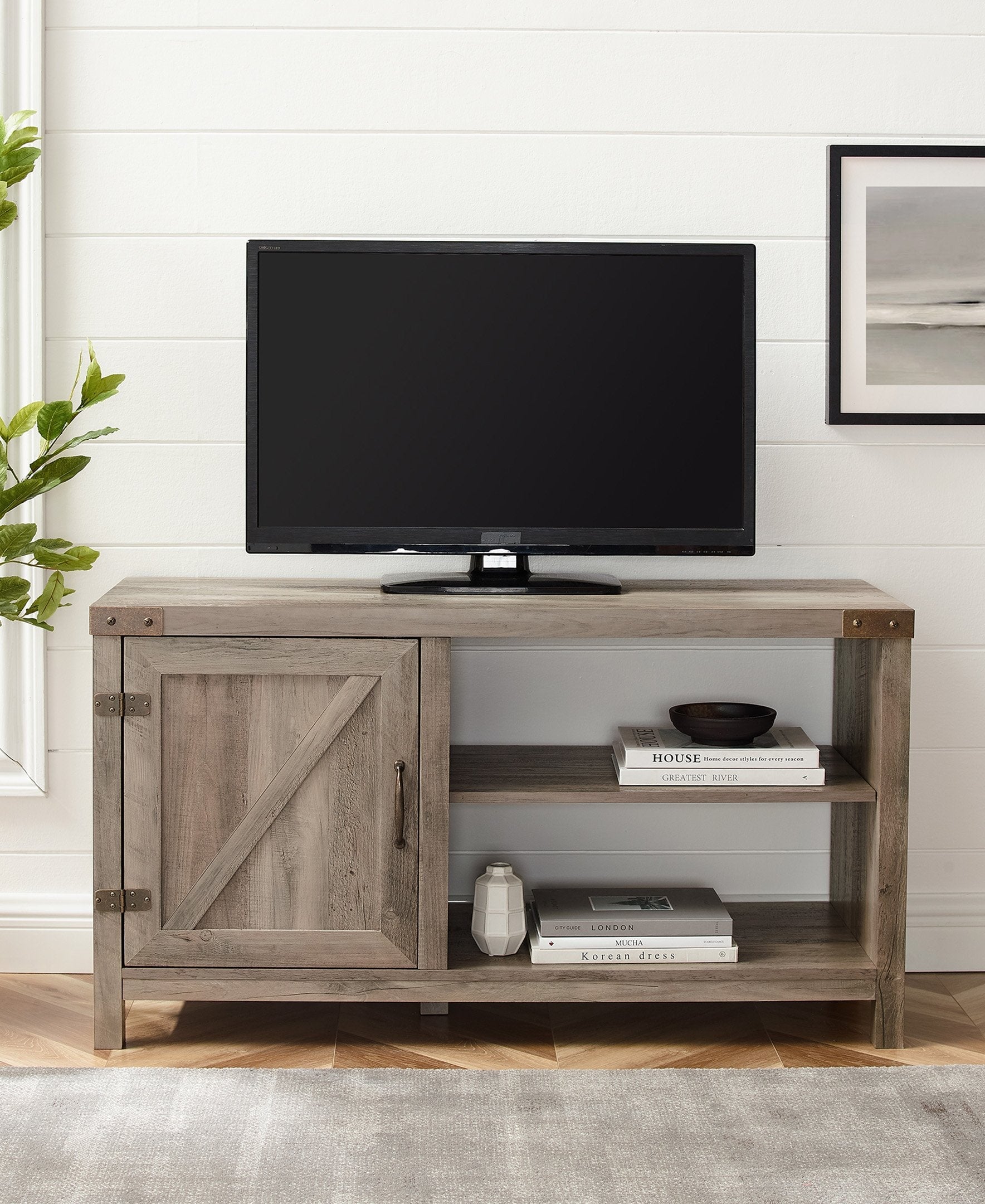 Barn Door TV Stand Walker Edison