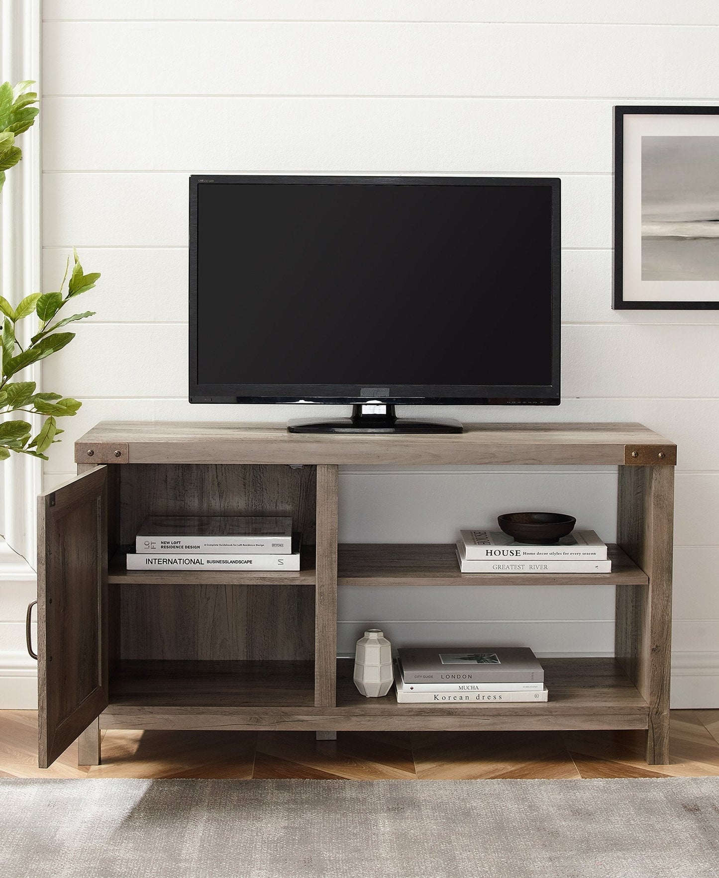 Barn Door TV Stand Walker Edison