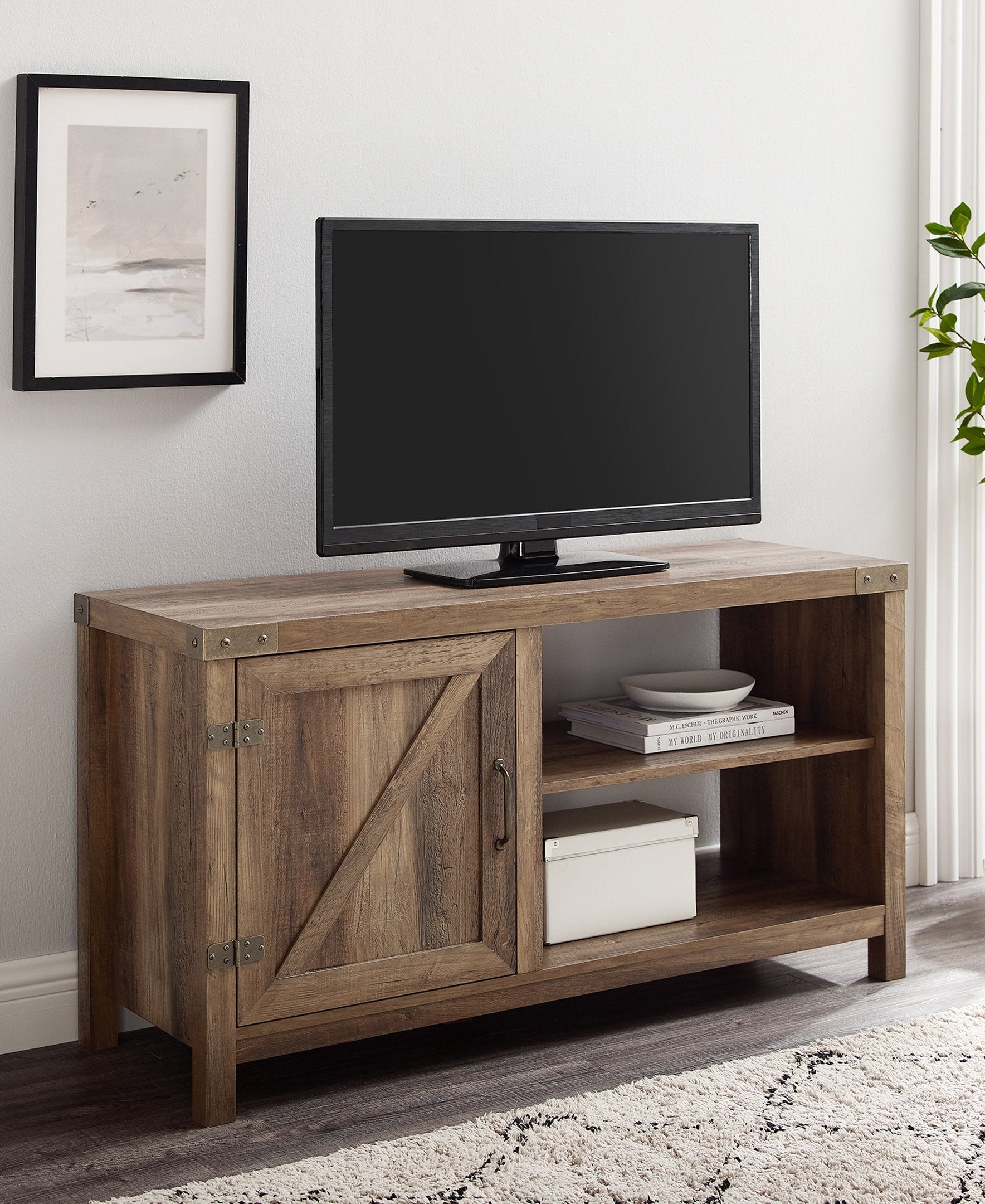 Barn Door TV Stand Walker Edison