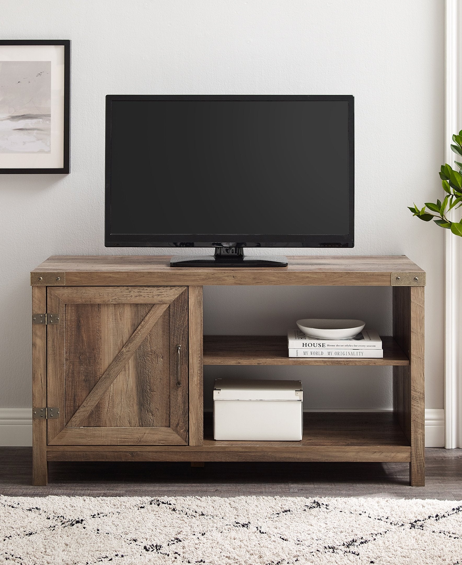 Barn Door TV Stand Walker Edison