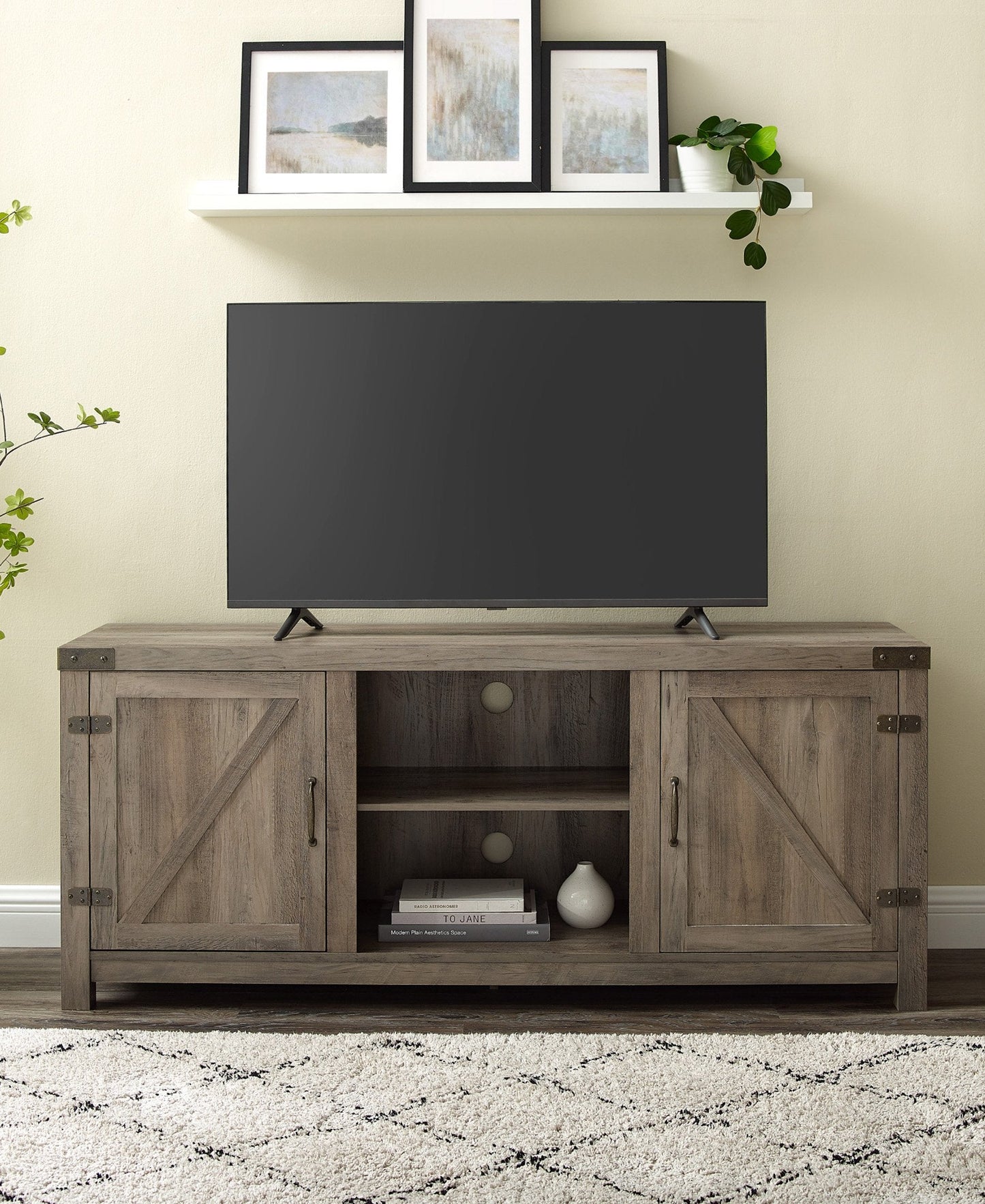 Barn Door TV Stand Walker Edison