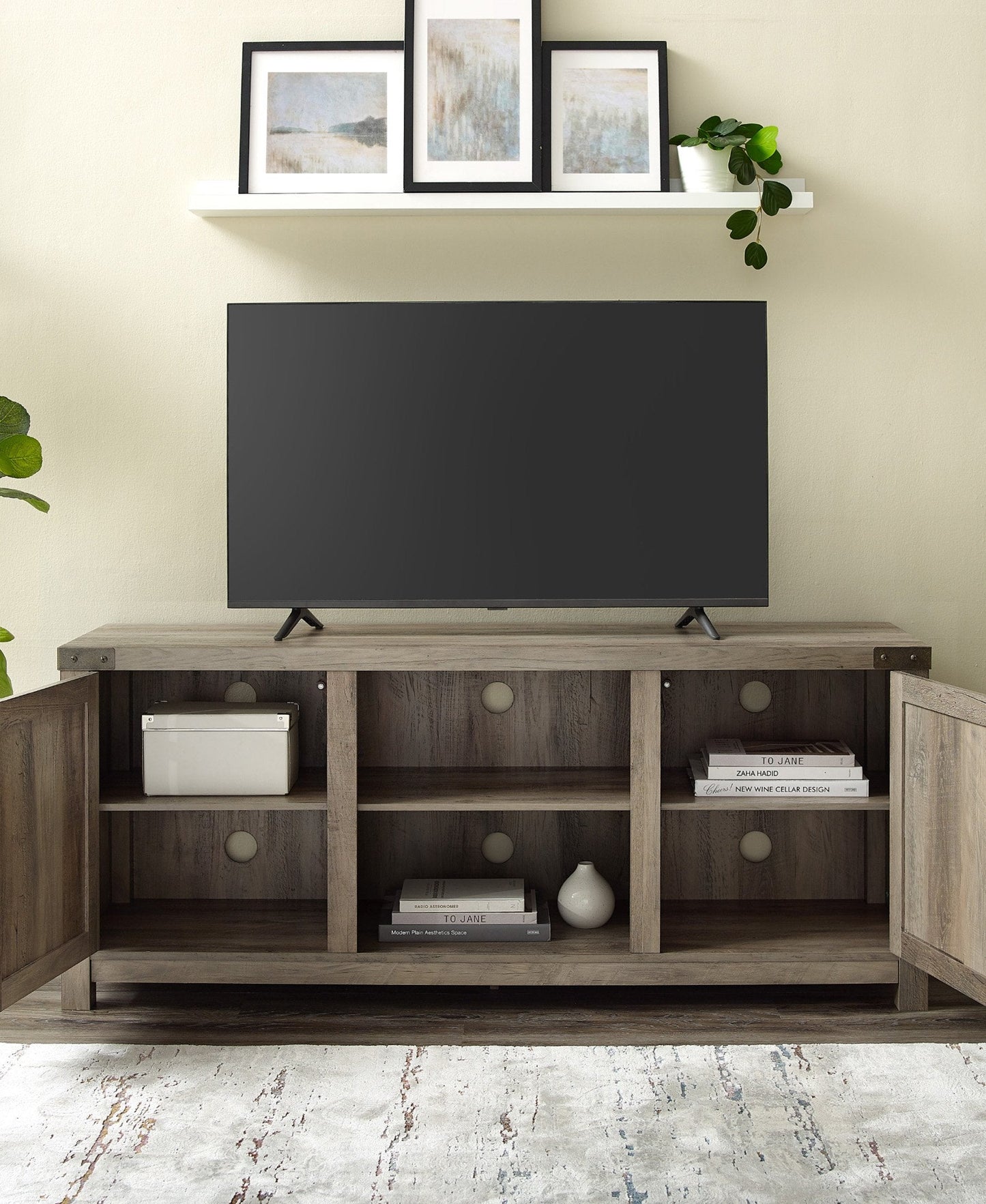 Barn Door TV Stand Walker Edison