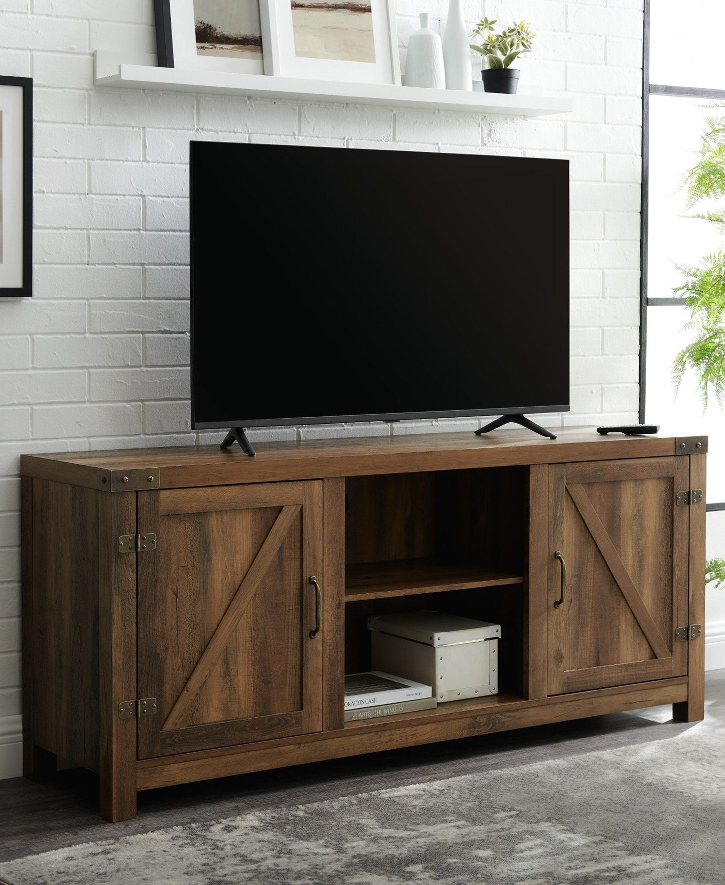 Barn Door TV Stand Walker Edison