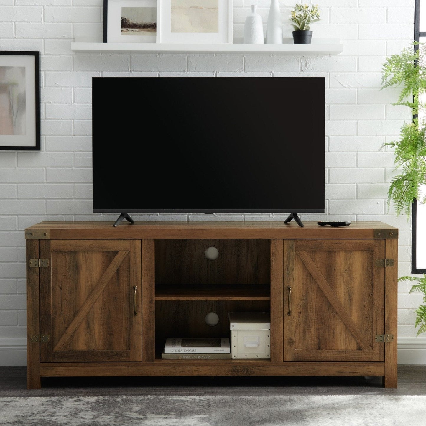 Barn Door TV Stand Walker Edison