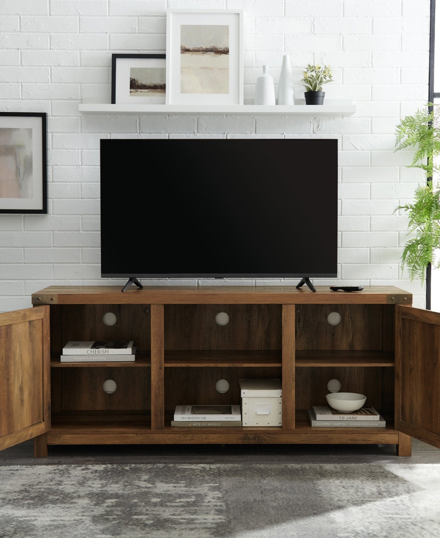 Barn Door TV Stand Walker Edison