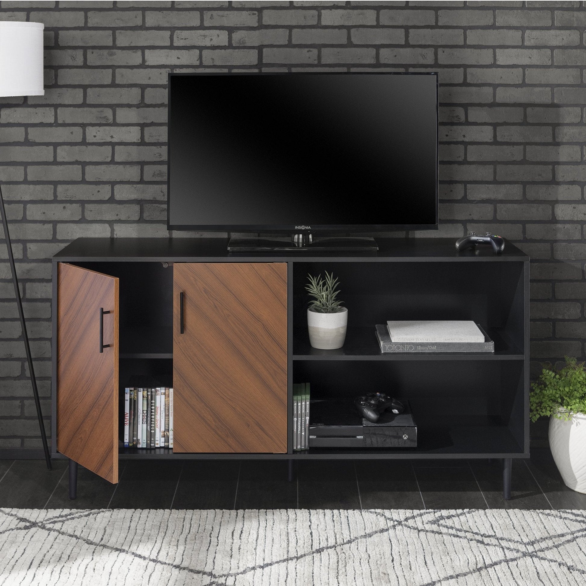 Bookmatch Hampton Asymmetrical Sideboard / TV Stand Walker Edison