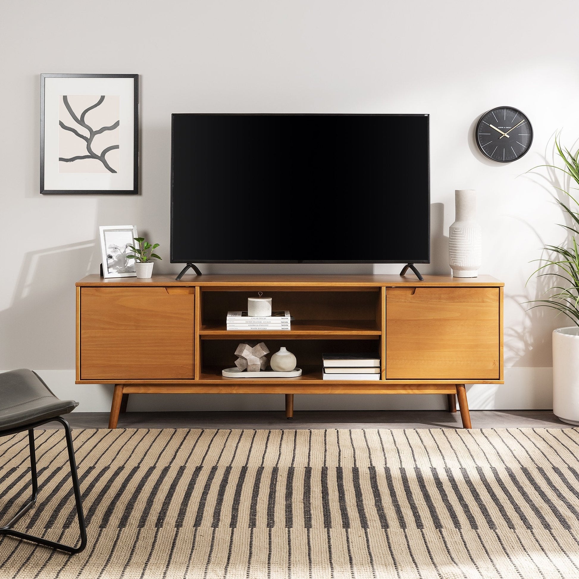 Adair Solid Wood TV Stand Walker Edison