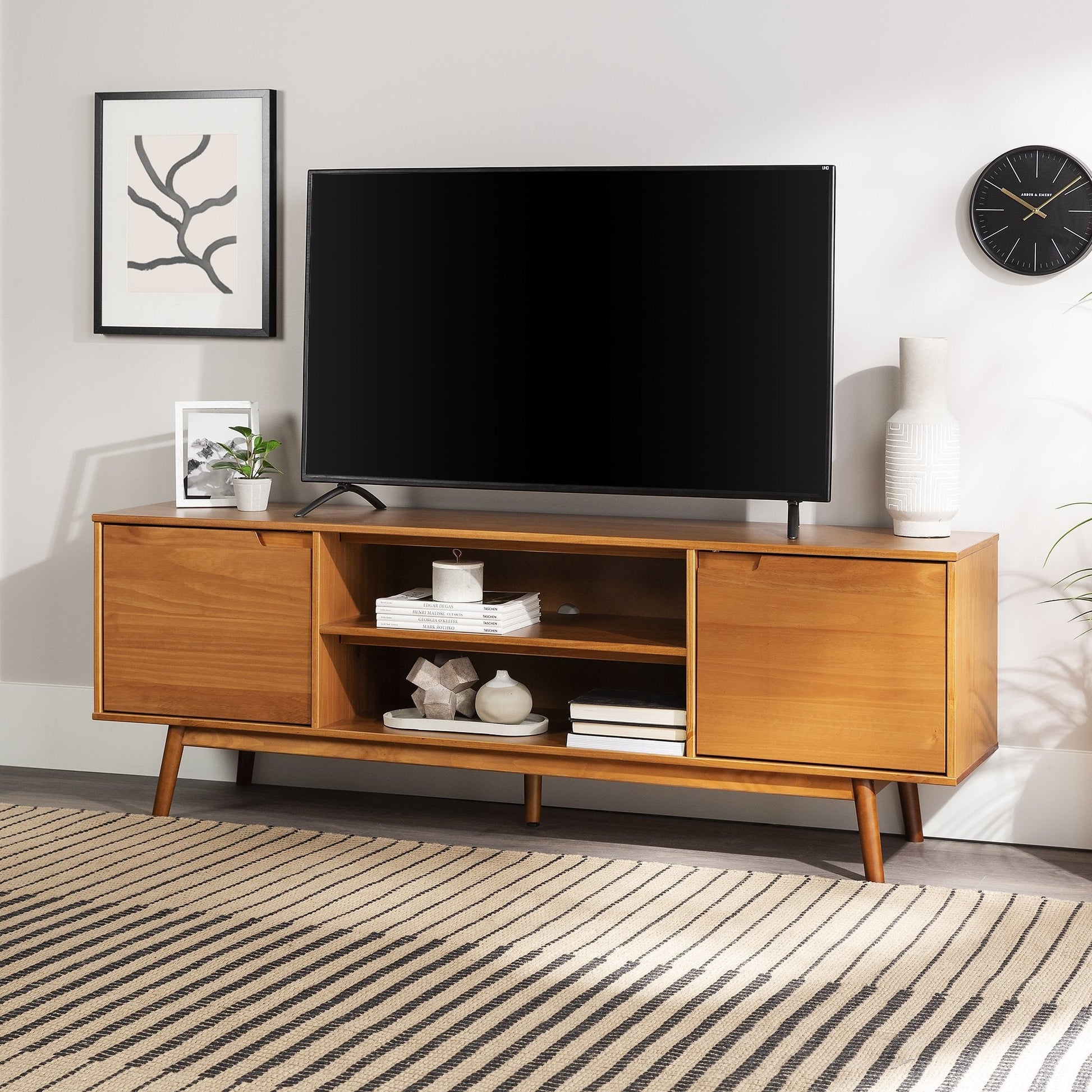 Adair Solid Wood TV Stand Walker Edison