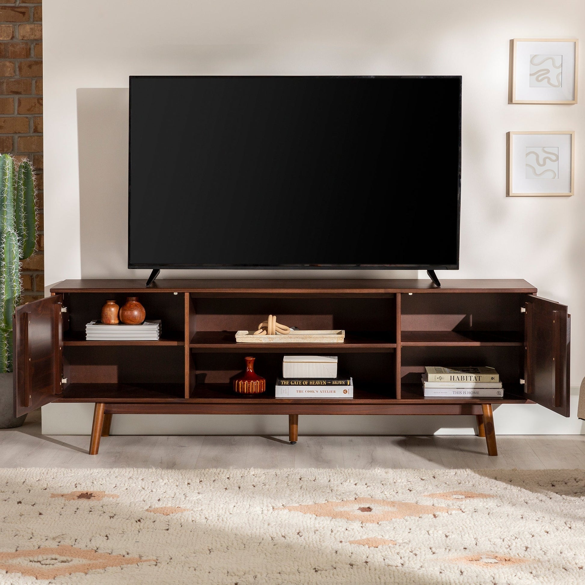 Adair Solid Wood TV Stand Walker Edison