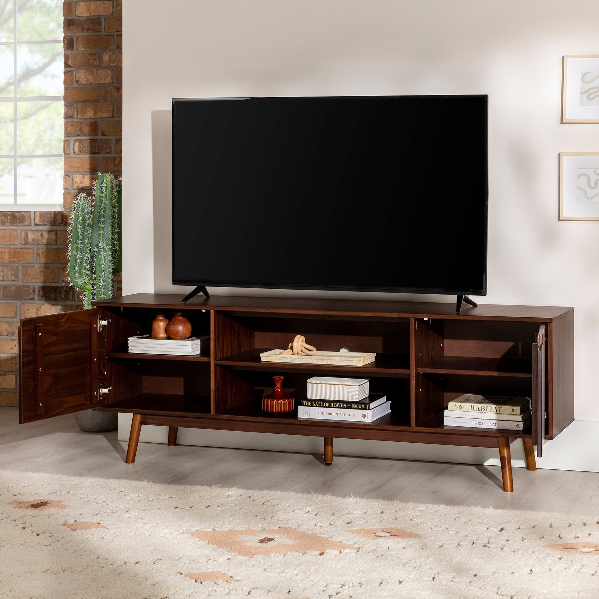 Adair Solid Wood TV Stand Walker Edison