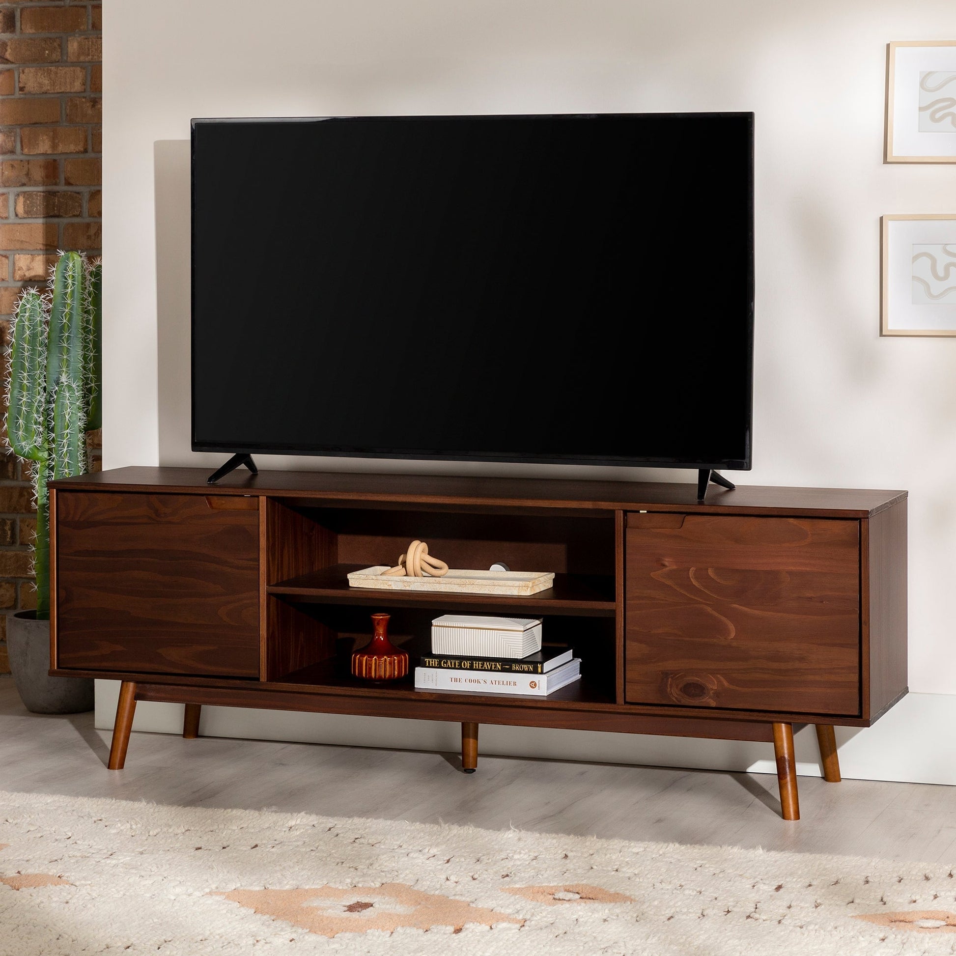 Adair Solid Wood TV Stand Walker Edison