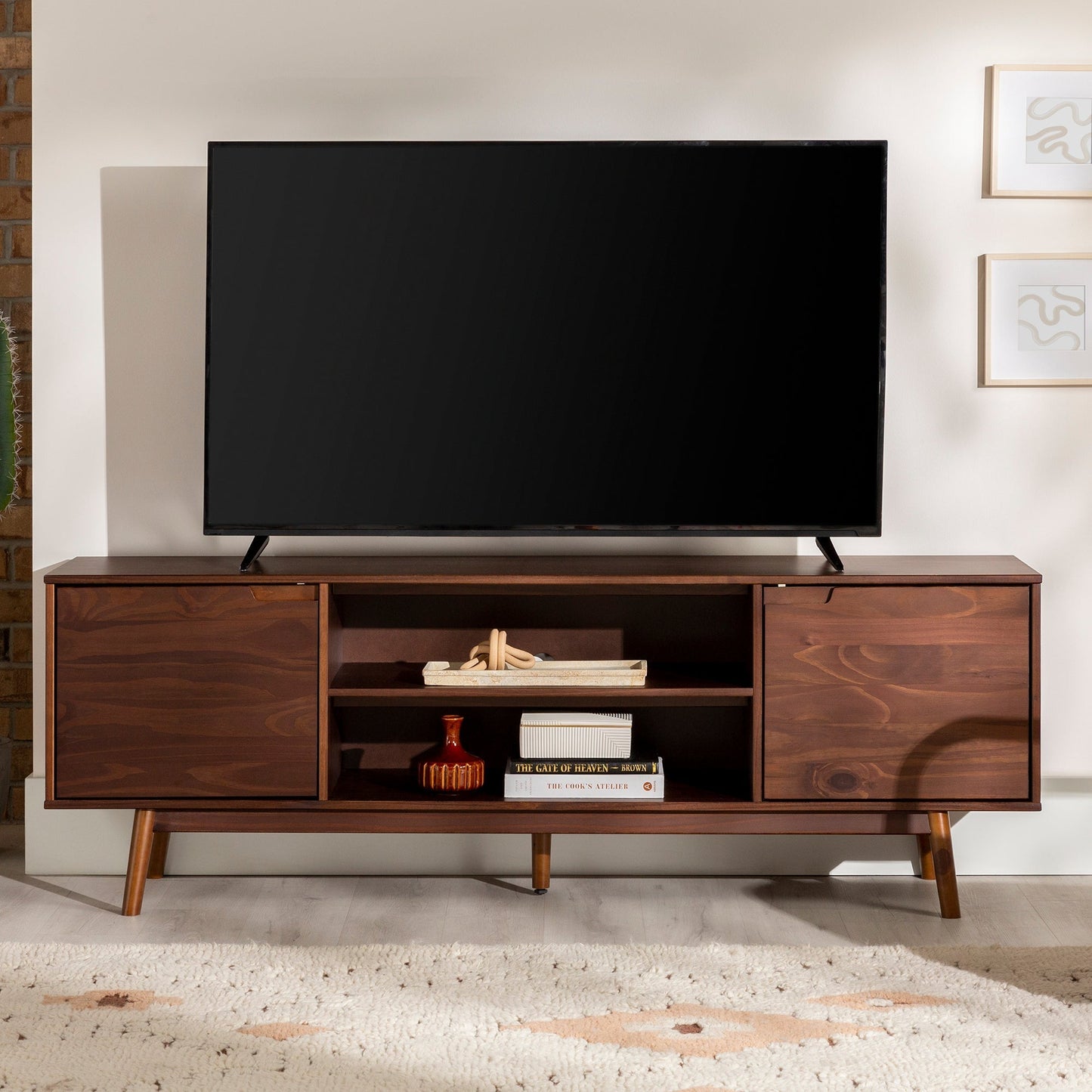 Adair Solid Wood TV Stand Walker Edison