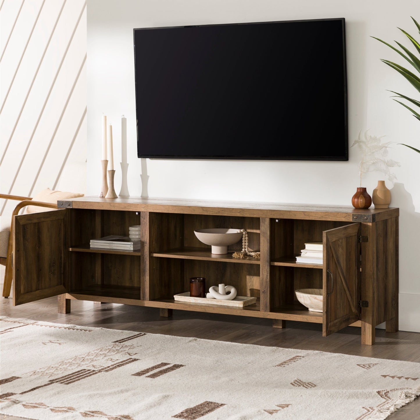 Barn Door TV Stand Walker Edison