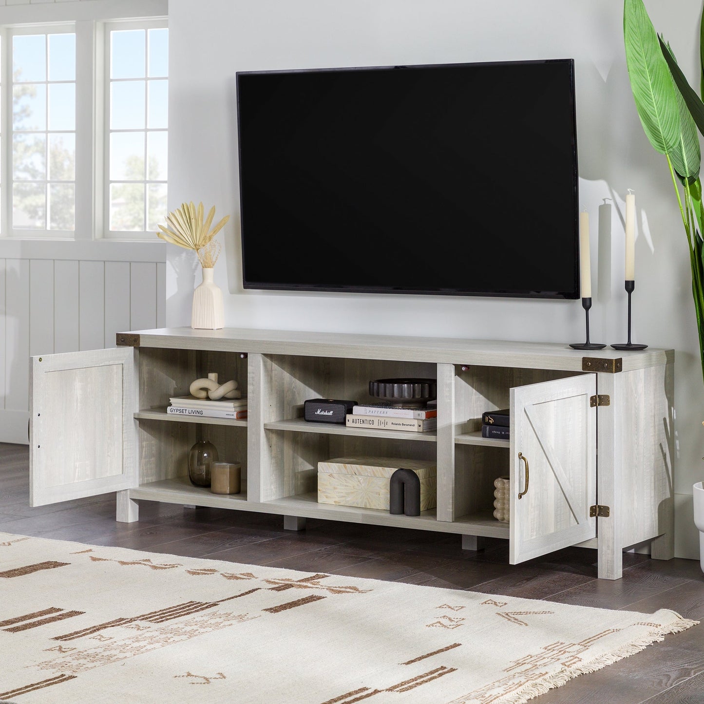 Barn Door TV Stand Walker Edison