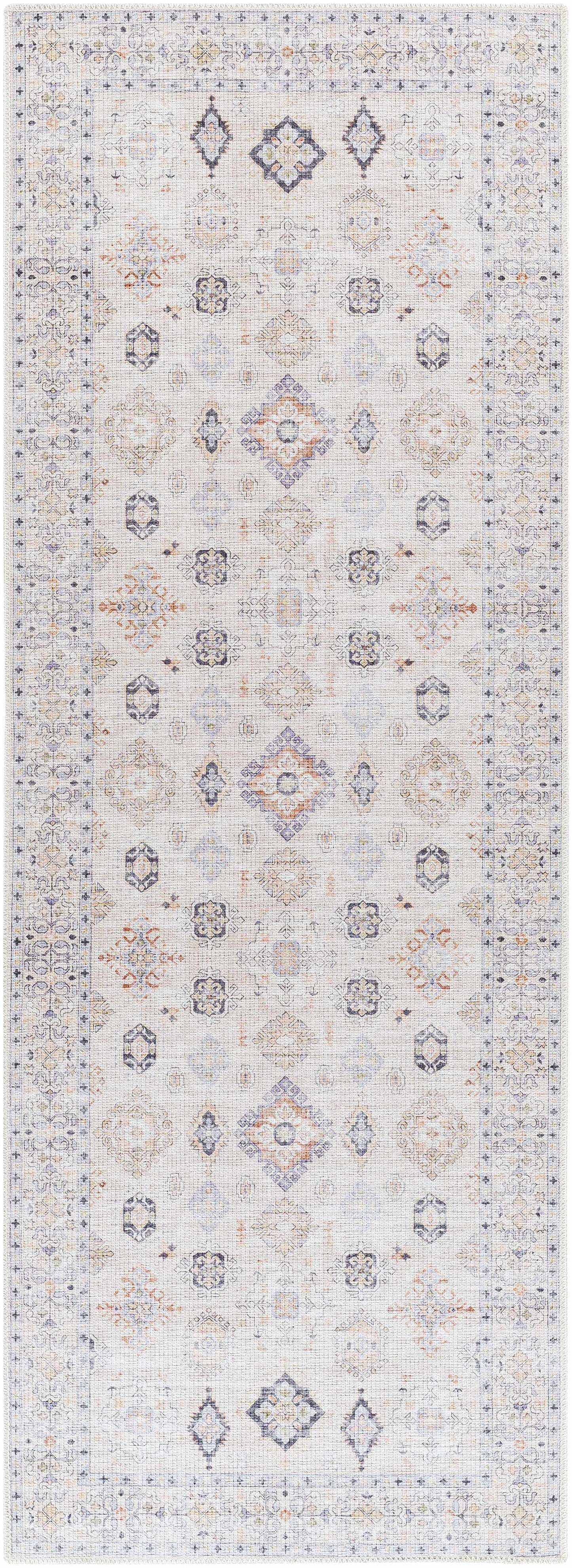 Beige Beckett Vintage Washable Area Rug | Classic Elegance with Modern Convenience Boutique Rugs