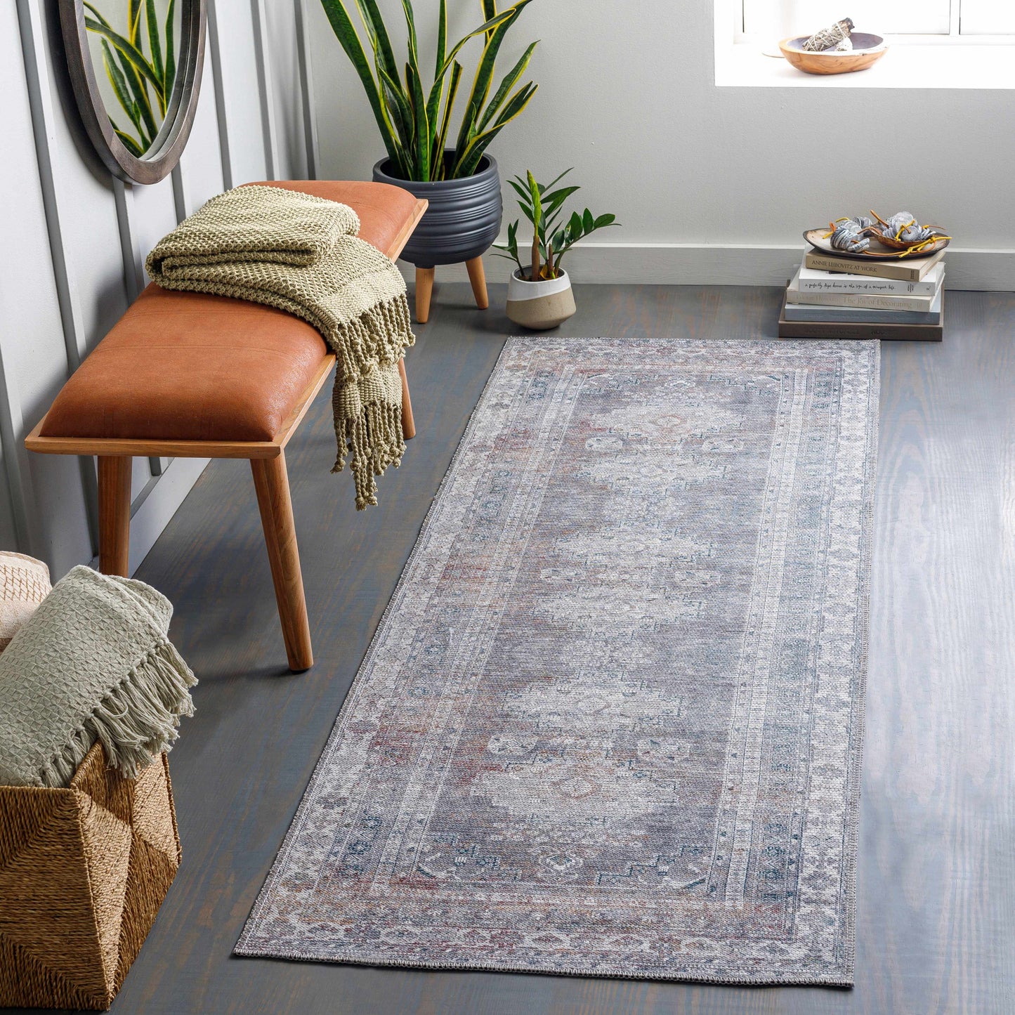 Baltinglass Brown Washable Area Rug Boutique Rugs