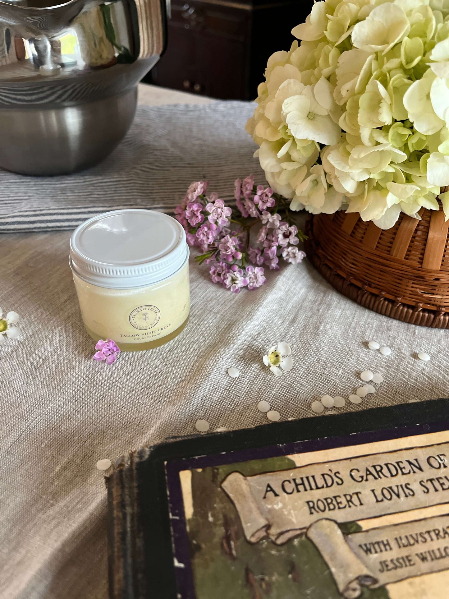 Counterpane Tallow Night Cream Clara & Fritz Tallow Shop