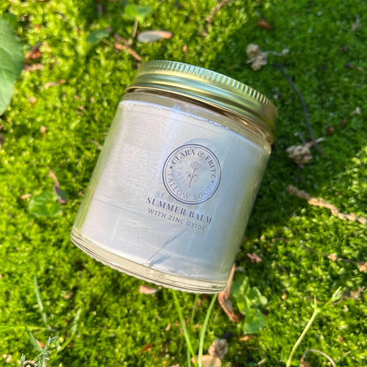 Summer Balm - Tallow-Based Sun Protection with Zinc Oxide Clara & Fritz Tallow Shop