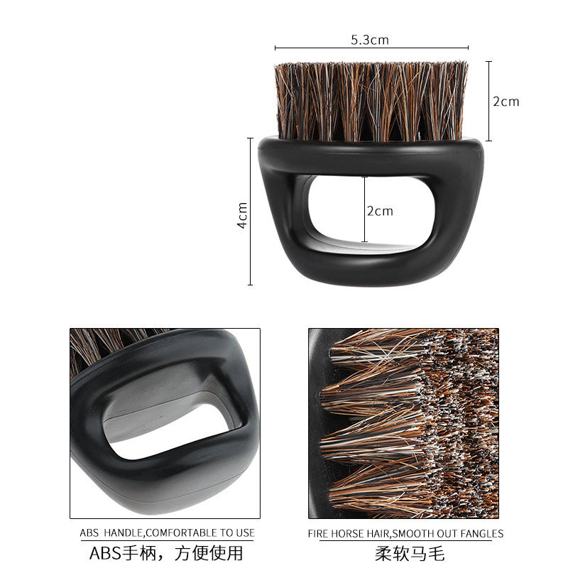 Horse Bristle 1 pcs Men Shaving Brush Plastic Portable Barber Beard Brushes Salon Face Cleaning Razor Brush Spatial Esthetics Store