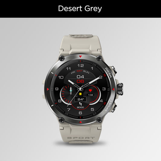 Zeblaze Stratos 2 GPS Smart Watch AMOLED Display 24h Health Monitor 5 ATM Long Battery Life Smartwatch for Men ShopOnlyDeal