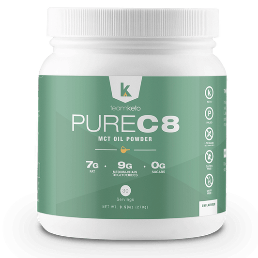 C8 MCT Oil Powder TeamKeto