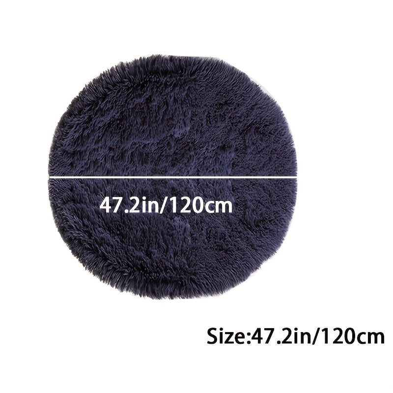 Warm Soft And Fluffy Shaggy Rug - Non-slip And Waterproof - Perfect For Living Room, Bedroom, Nursery, Game Room, Dormitory, Carpet - Teenage Room Decoration And Room Decor (4'x4') - Temu ShopOnlyDeal