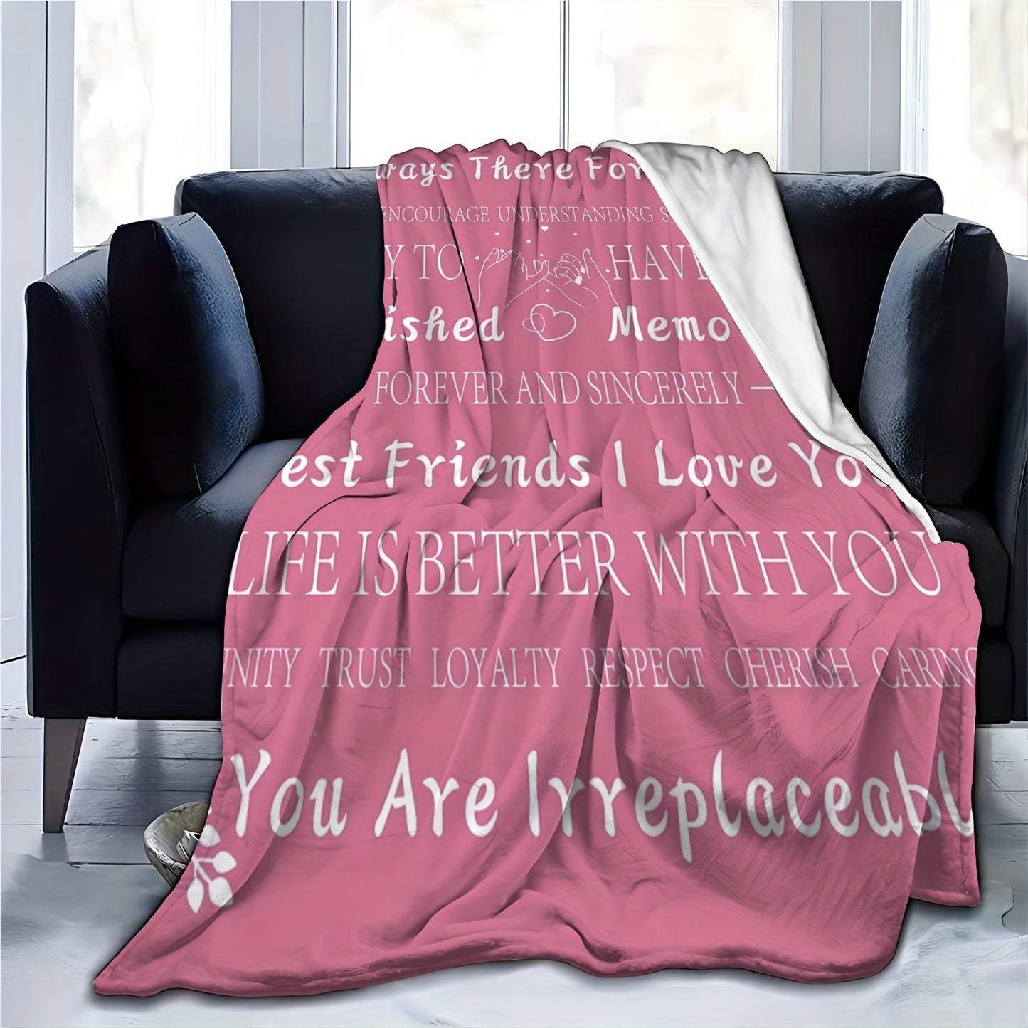 Best Friend Birthday Gifts For Women Unique Female Friendship Gifts For Bestie Flannel Throw Blanket ShopOnlyDeal