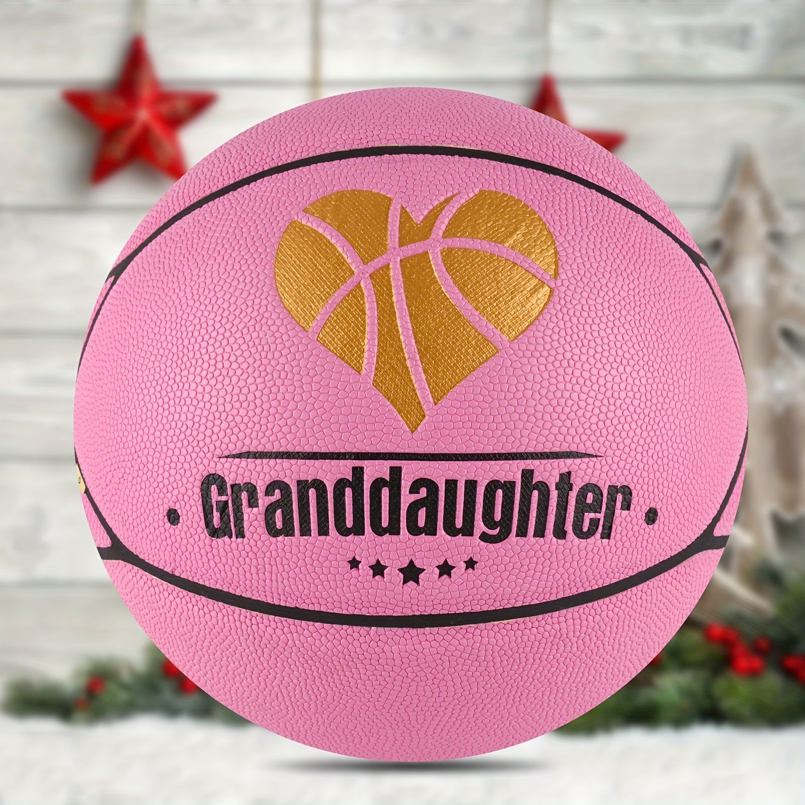 To My Granddaughter Christmas Basketball Gift - Engraved Leather Basketball Gifts For Birthday Graduation Christmas - Size 7 (with Pump) - Temu ShopOnlyDeal