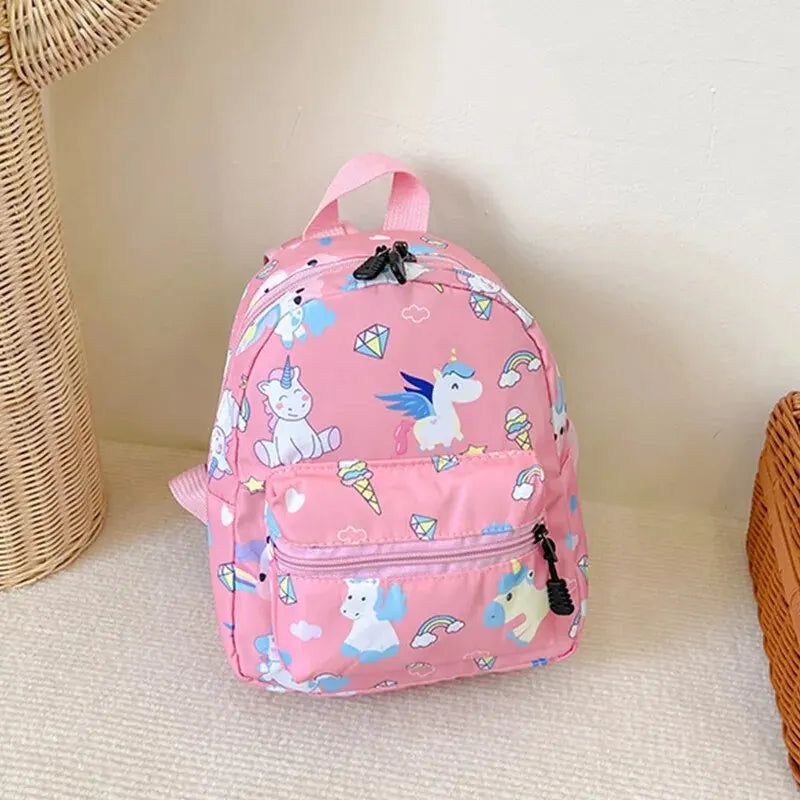 Cute Dino Animal Print Kids Backpack: Perfect for School and Adventures Dinosaur ShopOnlyDeal