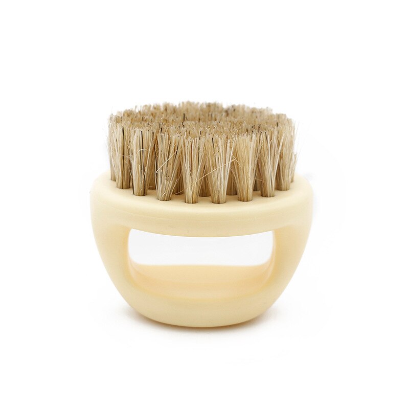 Horse Bristle 1 pcs Men Shaving Brush Plastic Portable Barber Beard Brushes Salon Face Cleaning Razor Brush Spatial Esthetics Store