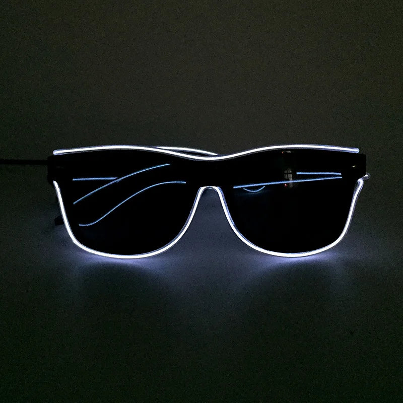 10 Colors Blinking Neon Led Light Glasses Novelty Lighting Up Flashing Sunglasses For Concert Party Decor Yeahui Creationary Lighting Store