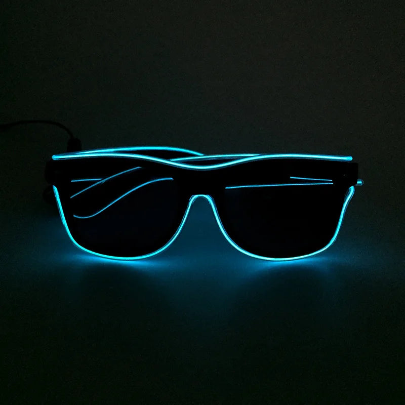 10 Colors Blinking Neon Led Light Glasses Novelty Lighting Up Flashing Sunglasses For Concert Party Decor Yeahui Creationary Lighting Store