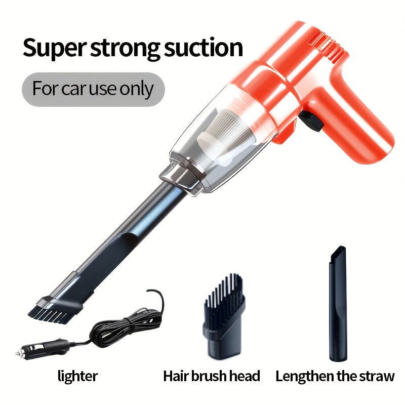 Car Mounted Vacuum Cleaner, Super Strong, High-power, High Suction, Dry And Wet Dual-purpose Sedan, Small, Mini, Handheld, Multifunctional, Portable - Temu FluffyCraze