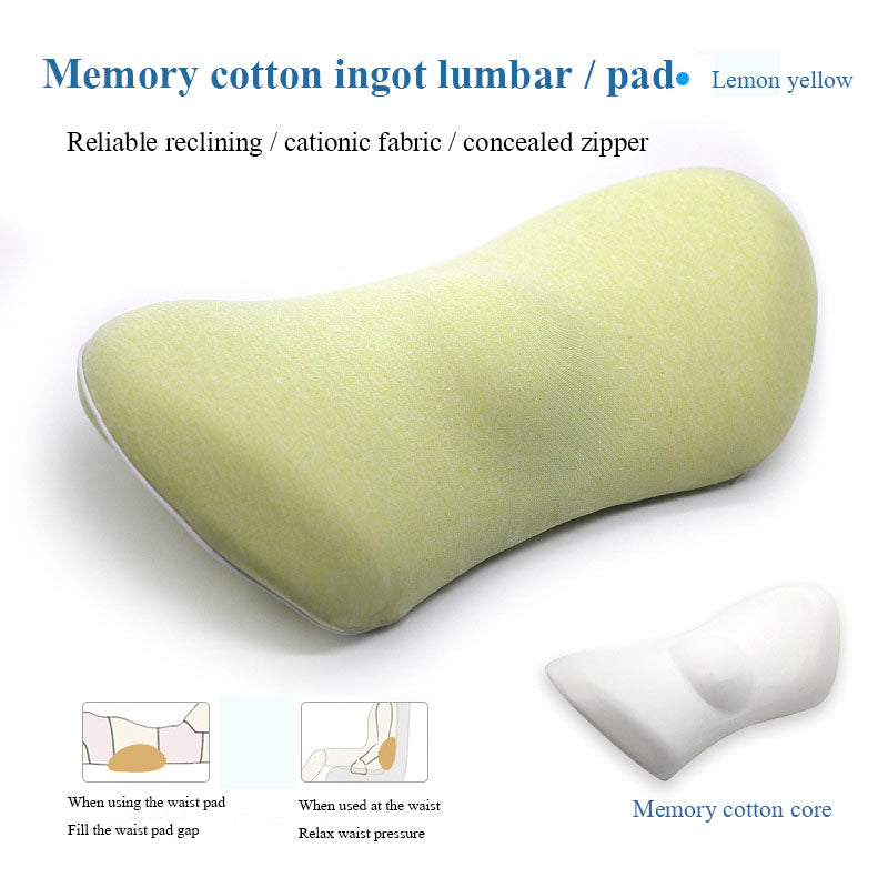 Lumbar Support Pillow For Side Sleepers Pregnancy Relieve Hip Coccyx Sciatica Pain Machine Chair Back Cushion Waist Car Seat ShopOnlyDeal