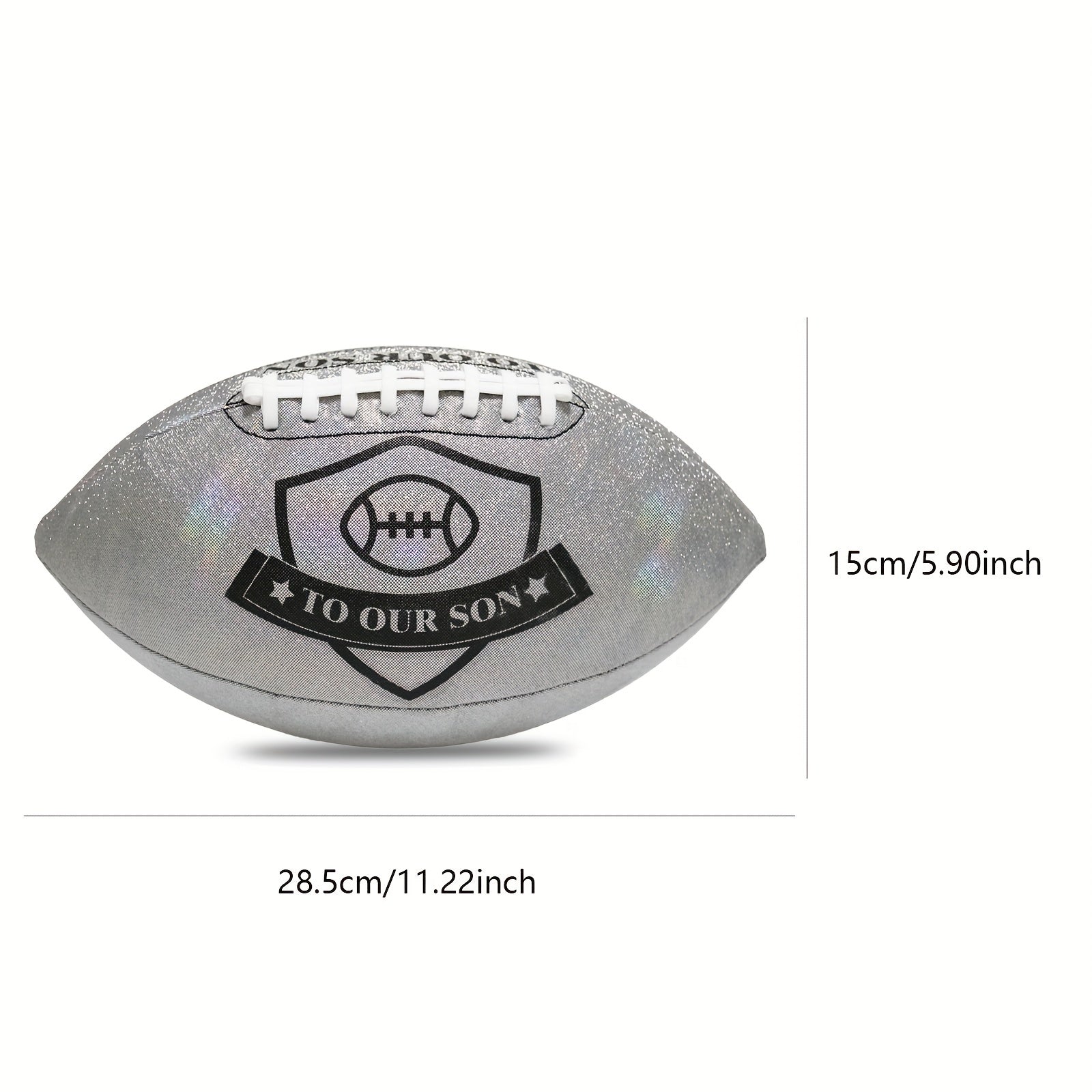 American Football, Glitter Christmas Gifts - To Our Son From Mom And Dad - Size 9 For Outdoor Training And Recreational Play - Temu ShopOnlyDeal