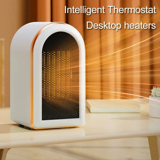 Portable Heater 1200W Electric Heater Portable Fan Heaters 220V PTC Ceramic Room Heater Home Office Desktop Heaters Warmer Machine For Winter ShopOnlyDeal