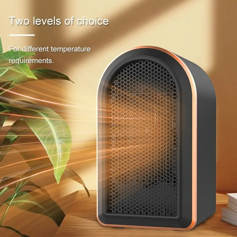 Portable Heater 1200W Electric Heater Portable Fan Heaters 220V PTC Ceramic Room Heater Home Office Desktop Heaters Warmer Machine For Winter ShopOnlyDeal