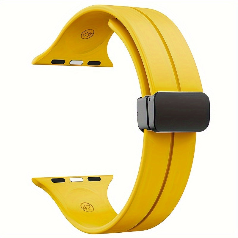 Enhance Your Apple Watch with Couple Magnetic Strap: Premium Silicone Bracelet for All Sizes (38mm to 49mm) - Compatible with iWatch Series Ultra 8, 7, 6, 5, 4, 3, SE ShopOnlyDeal