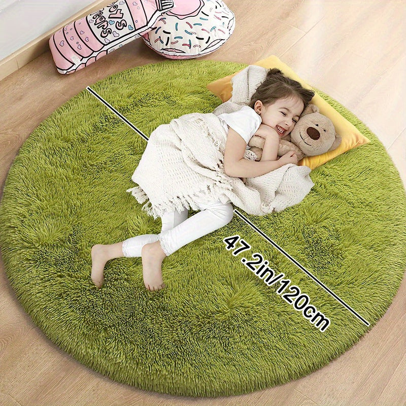 Warm Soft And Fluffy Shaggy Rug - Non-slip And Waterproof - Perfect For Living Room, Bedroom, Nursery, Game Room, Dormitory, Carpet - Teenage Room Decoration And Room Decor (4'x4') - Temu ShopOnlyDeal