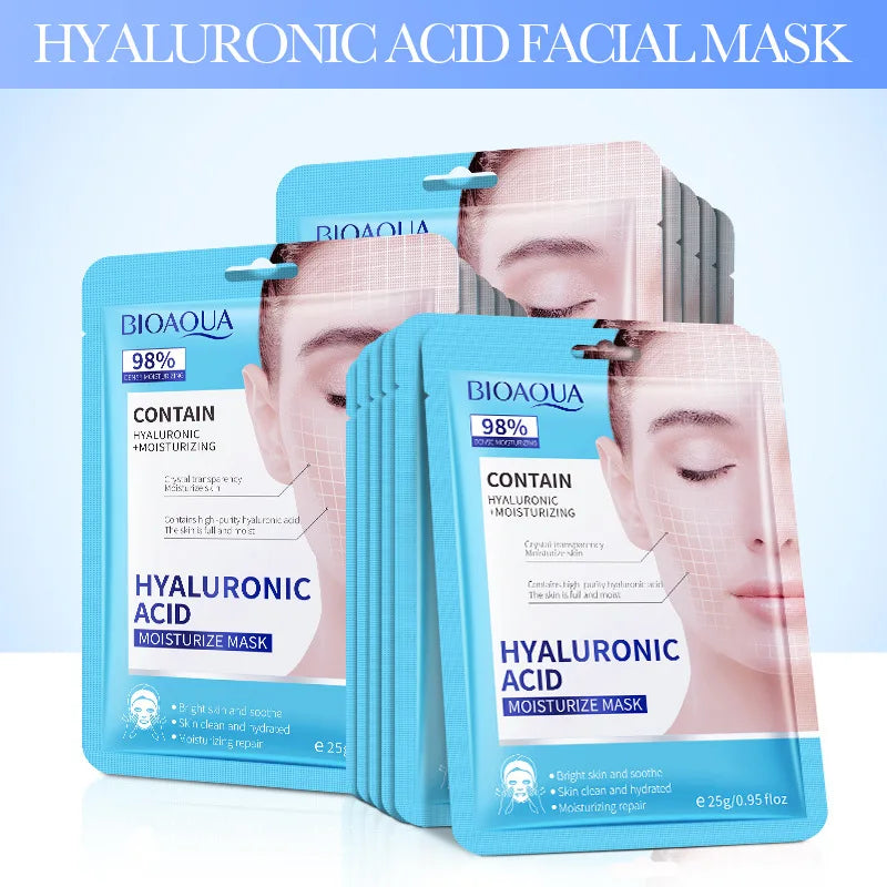 Revitalize Your Skin with BIOAQUA Retinol Collagen Facial Masks - Moisturizing and Anti-aging Whitening Face Mask Set ShopOnlyDeal