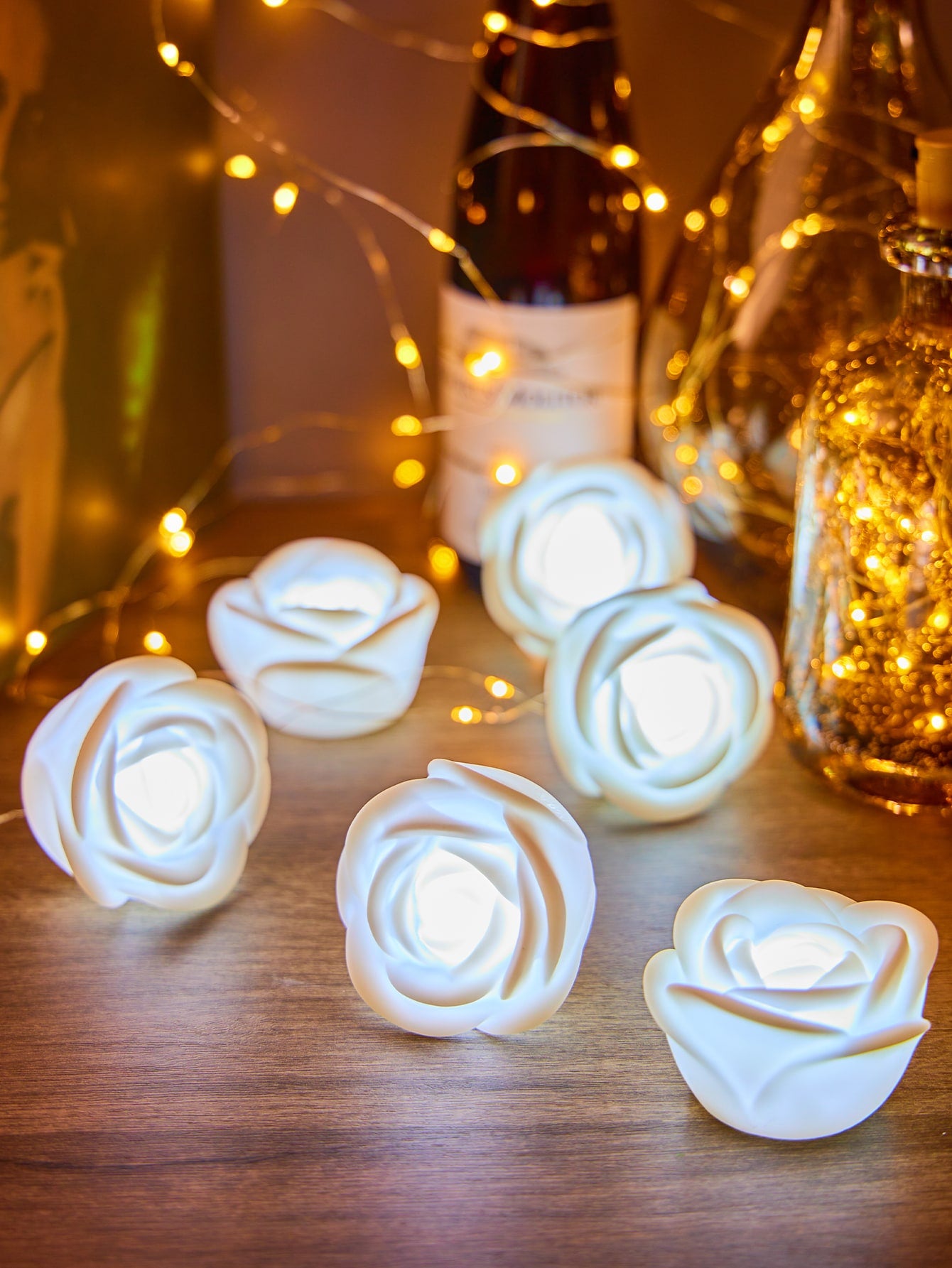 Rose Shaped Light 6pcs Valentines Day ShopOnlyDeal