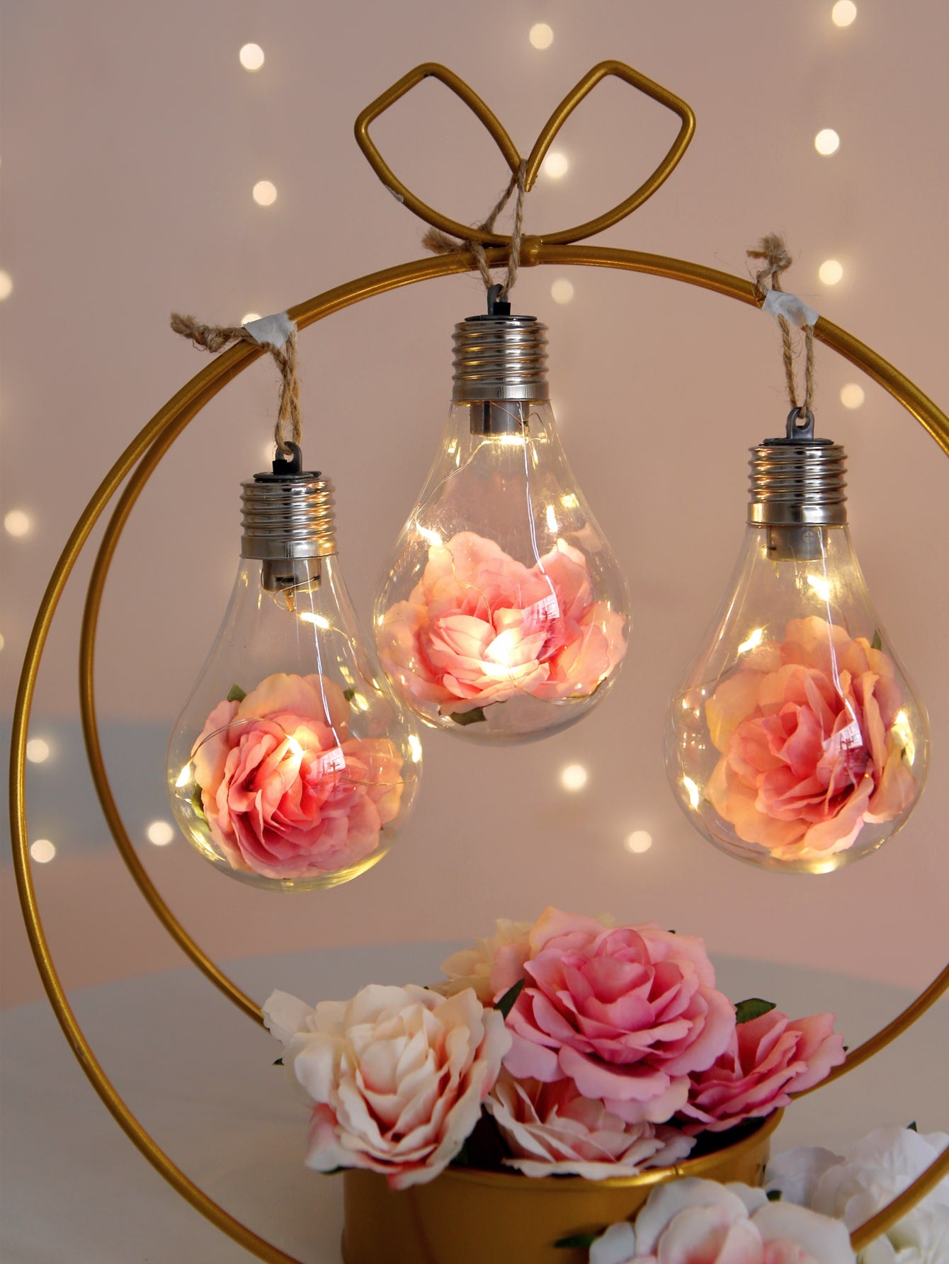 Flower Bulb Valentine's Day Decoration Detail Decor Bulb Light 1pc ShopOnlyDeal