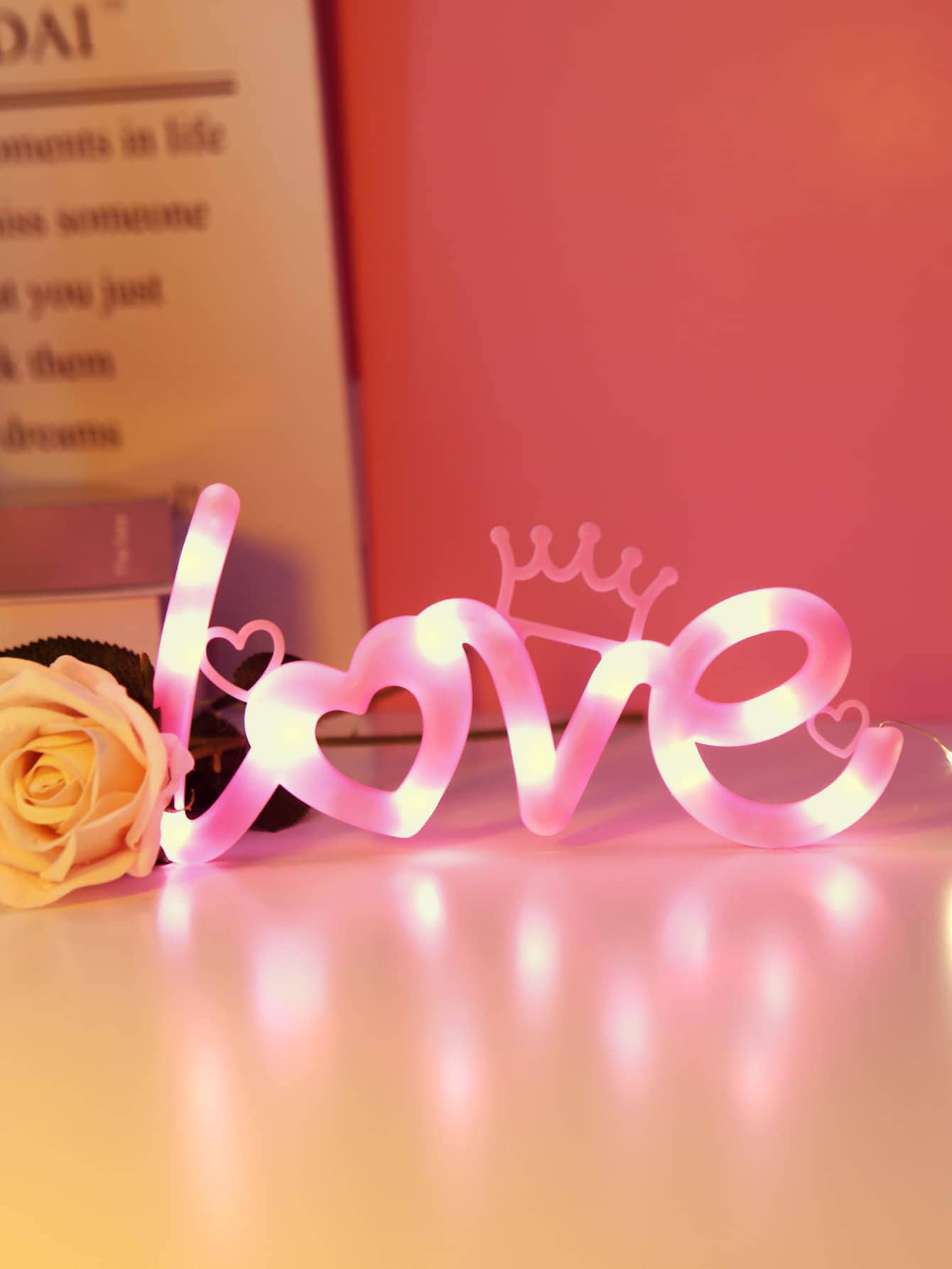 Valentine's Day Love Design Light 1pcs - Love Neon Sign - Love Gift Ideas - Gifts For Lover ShopOnlyDeal