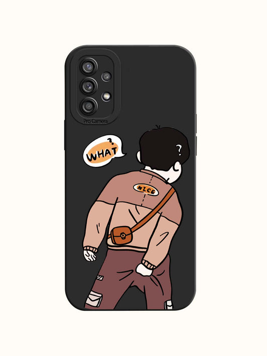 Funny Guy Figure Graphic Phone Case Humor Gift ShopOnlyDeal